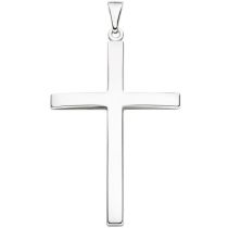 Anhänger Kreuz schmal 925 Silber Kreuzanhänger Silberkreuz