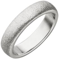 Damen Ring 925 Sterling Silber mit Struktur