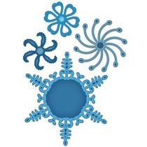 Spellbinder Shapeabilities Snowflake Pendants S5-054