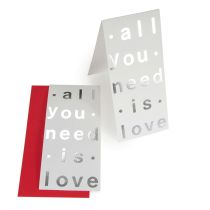 Grußkarte - All you need is Love