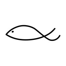 Stempel 'Fisch modern'