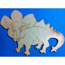 Holz DINOSAURIER TRICERATOPS 30mm - 160mm