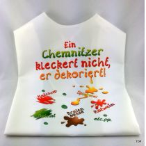 XL Latz Ein Chemnitzer kleckert nicht, er dekoriert Lätzchen