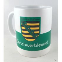 Tasse Oorschwerbleede Sachsen Kaffeetasse Porzellan