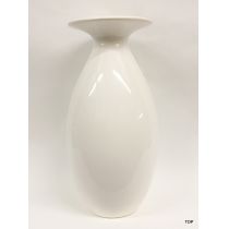 Vase Blumenvase aus Porzellan in weiss Dekoration