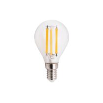 LED Filament Tropfenlampe McShine "Filed", E14, 6W, 820 lm, warmweiß, klar