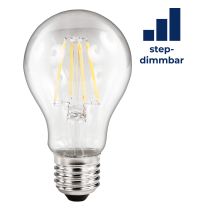 LED Filament Glühlampe McShine "Filed", E27, 6W, 620lm, warmweiß, step-dimmbar