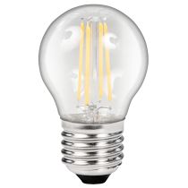 LED Filament Tropfenlampe McShine "Filed", E27, 4W, 490lm, warmweiß, klar