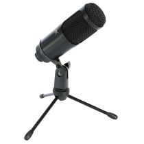 Mikrofon LTC "STM100" ideal für z.B. Podcast oder Streaming, Plug&Play, USB