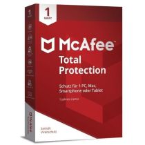 McAfee Total Protection 1 Device 2020 (1 Geräte I 1 Jahr) (Code in a Box) (PC+MAC)