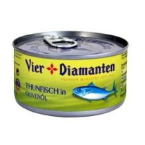 Vier Diamanten Thunfisch in Olivenöl 185g