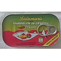 Delamaris Makrelen in Gemüse, pikant 125g