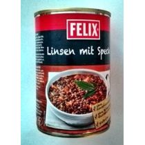 Felix Linsen mit Speck 400g