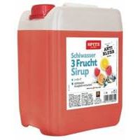 Spitz Schiwasser - Drei-Frucht-Sirup 5 ltr.