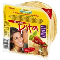 Mestemacher Pita Brottaschen Weizen 400g