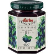 Darbo Naturrein Fruchtaufstrich Heidelbeere 70% Früchte 200g