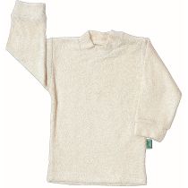 Frottee-Shirt mit langem Arm, Größen 62/68 bis 134/140