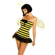 Bienenkostüm gelb/schwarz Größe XL