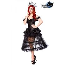 Gothic-Kostüm: Gothic Queen schwarz Größe XL