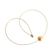 Gemshine - Damen - Halskette - Perle - *Gold\\* - Vergoldet - 45 cm