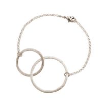 Gemshine - Damen - Armband - Eternity Kreise - Infinity - Minimalistisch - Geometrisch - Design - Silber