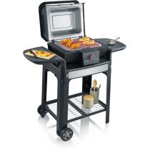 Severin Elektrogrill SEVO GT PG 8107 mit Standfuß 3000 W bis 500°C BBQ OLED