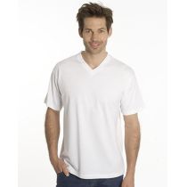 SNAP T-Shirt Flash Line V-Neck, Weiss, XS