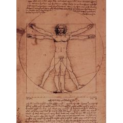Effekt-Postkarte Wackelbild Leonardo Da Vinci