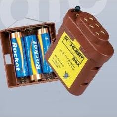 Batteriebox mit Kappe und Schalter