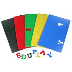 EDUPLAY Moosgummi-Buchstaben klein 130 Stück, farbig