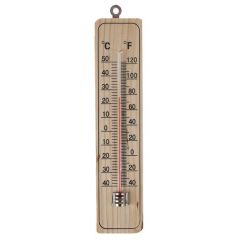 Thermometer Holz (220 x 50 x 10 mm)