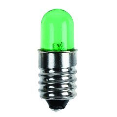 Leuchtdiode grün E10 Fassung (8mm)