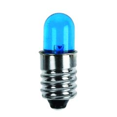 Leuchtdiode blau E10 Fassung (8mm)