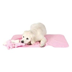Trixie Welpen-Set mit Decke, Spielzeug & Handtuch - rosa
