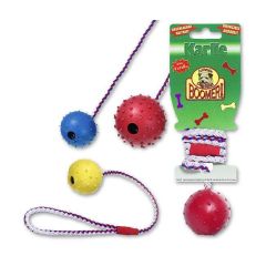 Karlie BOOMER Spielball mit Glocke und Seil - 5 cm