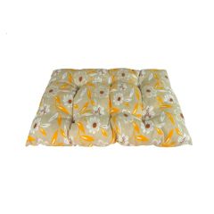 CARBONE Hundekissen Bomba, 55 x 90 cm - Blumen-gelb