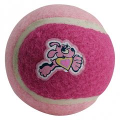 ROGZ MOLECULE Welpen-Tennisball, 4,9 cm - rosa