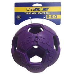 PETSPORT Turbo Kick Soccer Ball - 15 cm - Lila
