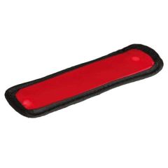 Trixie 2 Flash Sicherheitsklettsticker - schwarz/rot - 16 x 5 cm
