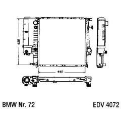 NEU + Kühler BMW 3 E 36 316 / 318 / 320 / 323 / 325 Klimaanlage / Automatic / Schaltgetriebe - 9.91 - 8.xx - B