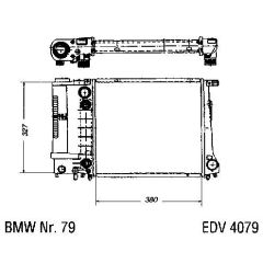 NEU + Kühler BMW 3 E 30 316 / 318 / 320 Automatic - 9.87 - 8.xx - Kühlsystem Wasserkühler / Radiator + + + NEU