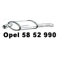 NEU + Endschalldämpfer Opel Kadett E / Astra F / Caravan / Limousine 1.4 / 1.6 / 1.7 D / TD / 1.8 / 2.0 - GM /