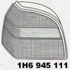 Rücklicht / Rückleuchte / Heckleuchte VW Golf 3 1H0 / RFL - 9.91 - 8.96 - gebraucht