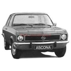 Motorhaube Opel Ascona A rot - GM / Vauxhall 9.69 - 8.75 - Klappe Vorn - gebraucht