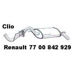 NEU + Endschalldämpfer Renault Clio .1 1.2 / 1.4 / 1.9 D / \* 1.8 - 9.xx - 8.xx - Schalldämpfer Abgasanlage / 