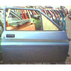 Tür Ford Fiesta MK 1 3T / R blau - 9.76 - 8.83 - gebraucht