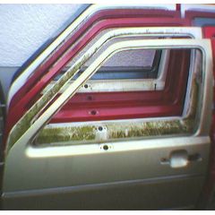 Tür VW Golf 2 / Jetta 2 19 .1 4 / 5T / VL gambia rot - 9.83 - 8.87 - gebraucht