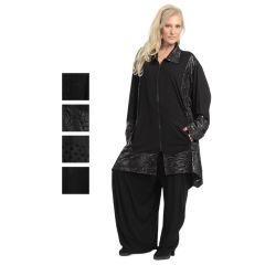 AKH festliche schwarze Damen-Jacken Übergrößen große Größen