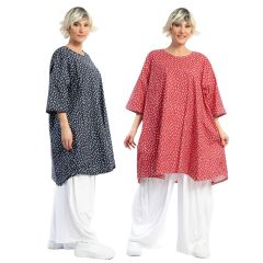 AKH Fashion Tunika-Shirts Baumwolle große Größen