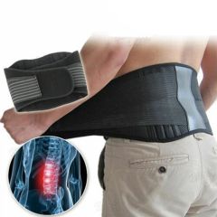 Verstellbarer Rücken Taillenstützgürtel Taille Selbsterwärmende Magnetfeldtherapie Lendenwirbelsäule Massageba